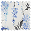 Wisteria Silk, Ink Blue - Motorised Roman Blind